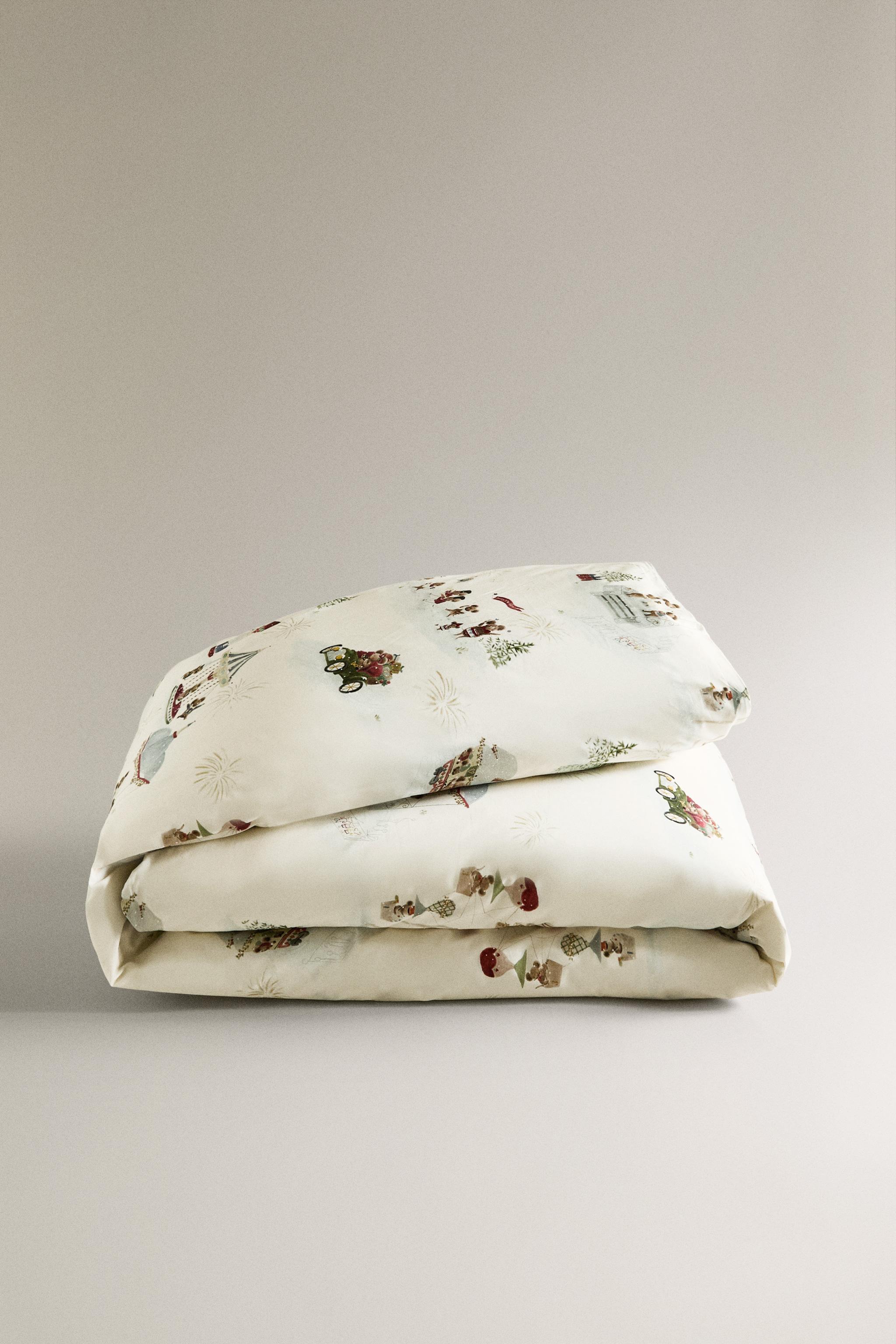 CHILDREN'S CHRISTMAS MICE DUVET COVER